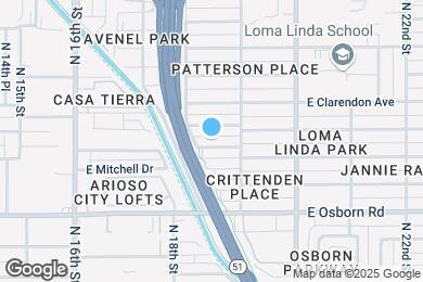 Map image of the property - 1822 E Whitton Ave