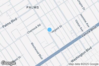 Map image of the property - 3686 Overland Ave