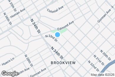 Map image of the property - 1031 N 33rd St