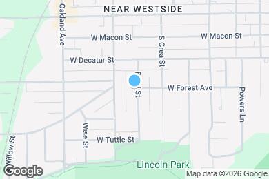 Map image of the property - 515 S Boyd St