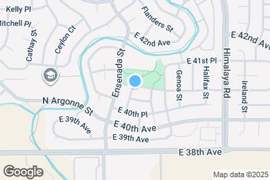Map image of the property - 19502 E 41st Ave
