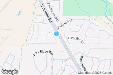 Map image of the property - 15980 E Otero Cir