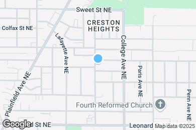 Map image of the property - 1402 North Ave NE