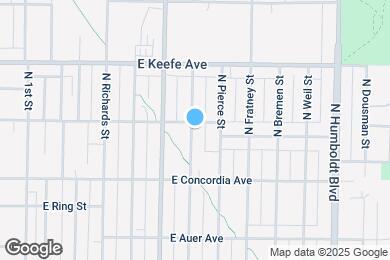 Map image of the property - 3368 N Booth St