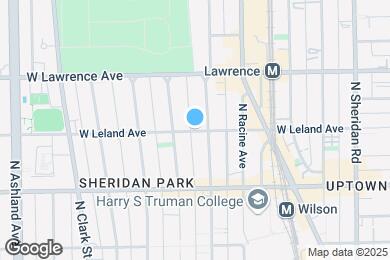 Map image of the property - 1260 W Leland Ave