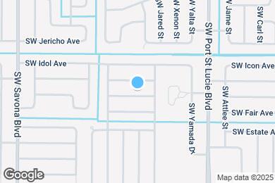 Map image of the property - 931 SW Gaitor Ave