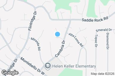 Map image of the property - 5418 Alta Loma Rd