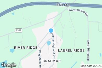 Map image of the property - 1102 Braemar Highland Dr