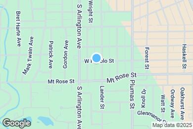 Map image of the property - 728 W Pueblo St