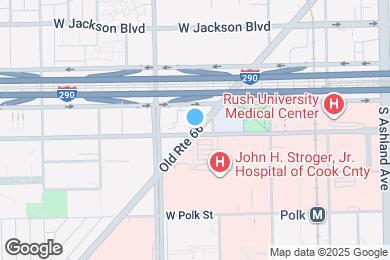 Map image of the property - 1934 W Ogden Ave