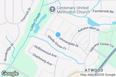 Map image of the property - 443 Summergate Dr