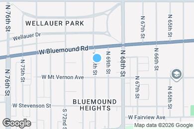 Map image of the property - 336 N 70th St