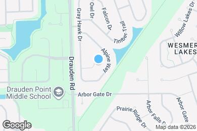Map image of the property - 2016 Gray Hawk Ct