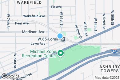 Map image of the property - 6110 Lawn Ave