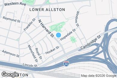 Map image of the property - 318 N Harvard St