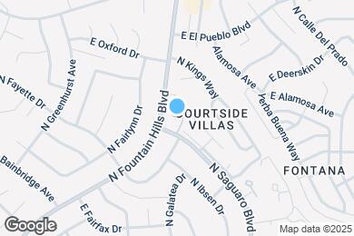 Map image of the property - 14645 N Fountain Hills Blvd