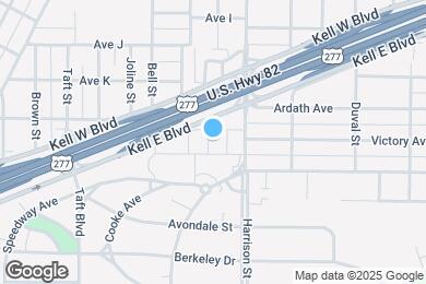 Map image of the property - Camelot Apartments in Wichita Falls TX