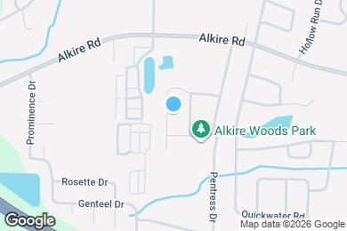 Map image of the property - 1952 Lake Crest Dr