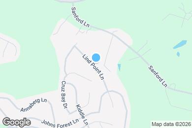 Map image of the property - 301 Lind Point Ln