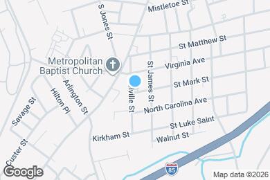 Map image of the property - 1021 Melville St