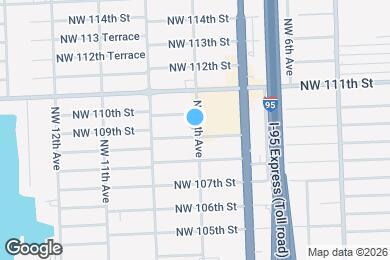 Map image of the property - 801 NW 109th St