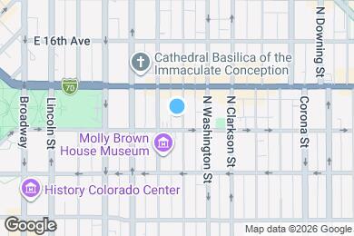 Map image of the property - 1421 N Pearl St