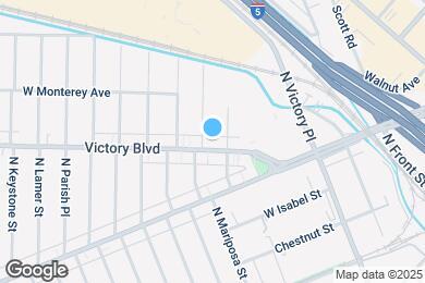 Map image of the property - 1213 W Victory Blvd