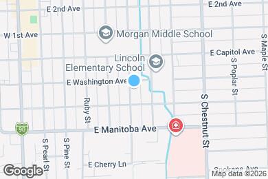 Map image of the property - 304 S Anderson St