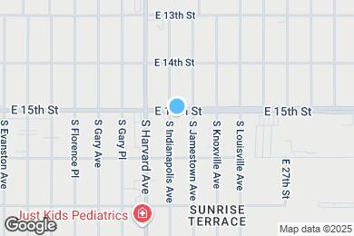 Map image of the property - 1507 s indianapolis ave