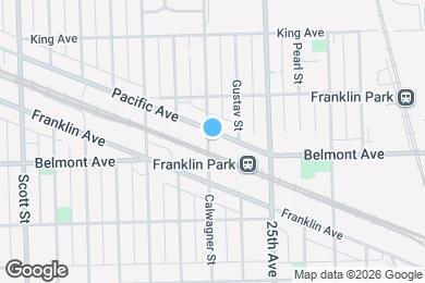 Map image of the property - 9647 Pacific Ave