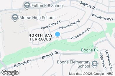 Map image of the property - 411 S Siena St