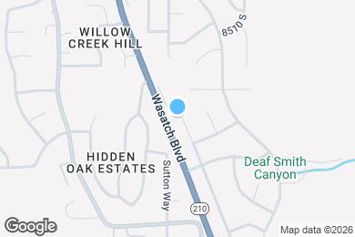 Map image of the property - 8682 S Alpen Cir