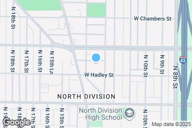 Map image of the property - 1327 W Albany Pl