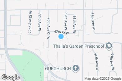 Map image of the property - 6911 47th Street Ct W