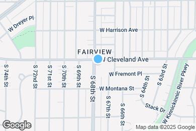 Map image of the property - 2710 S 68th St