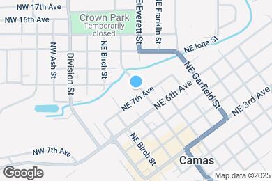 Map image of the property - 727 NE Dallas St