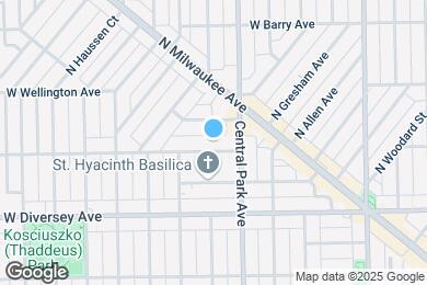 Map image of the property - 3624 W George St