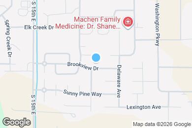 Map image of the property - 1775 Brookview Dr