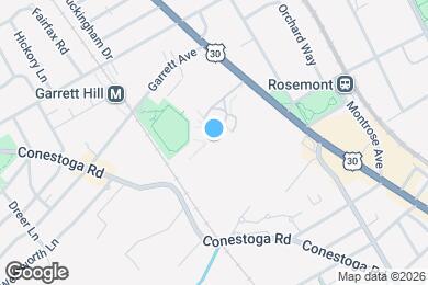 Map image of the property - 1030 E Lancaster Ave
