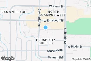 Map image of the property - 1301 University Ave