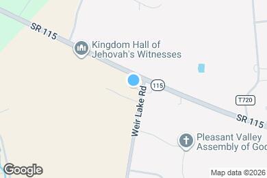 Map image of the property - 1111 Weir Lake Rd