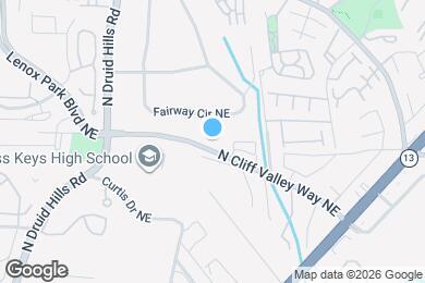 Map image of the property - 1322 N Cliff Valley Way NE
