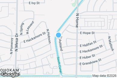 Map image of the property - 1424 N Ashland