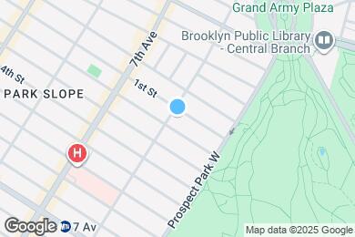 Map image of the property - 203 8th Ave