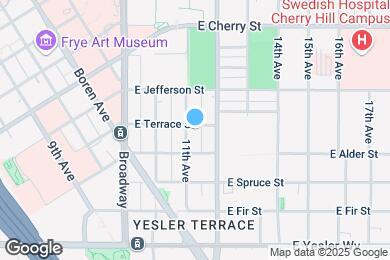 Map image of the property - 1101 E Terrace St