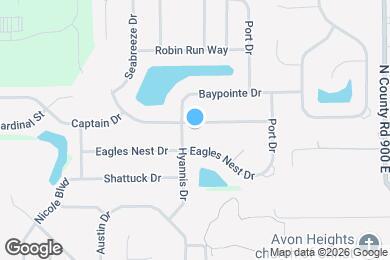 Map image of the property - 8539 Captain Dr