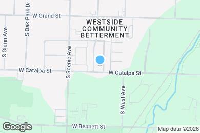 Map image of the property - 1143 S Brown Ave
