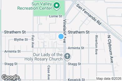 Map image of the property - 7925 Vineland Ave
