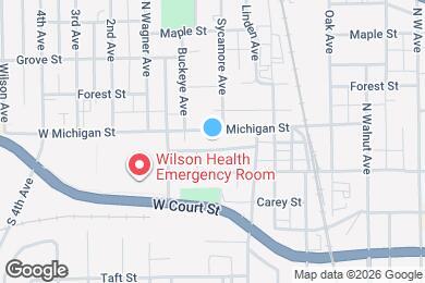 Map image of the property - 709 Michigan St