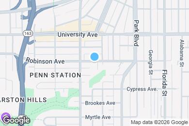 Map image of the property - 1505 Robinson Ave